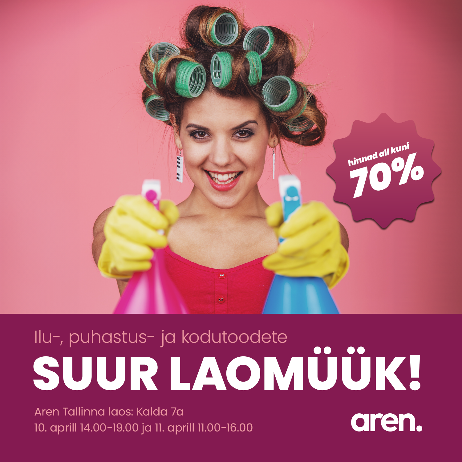 Ilu-, puhastus- ja kodutoodete SUUR LAOMÜÜK!